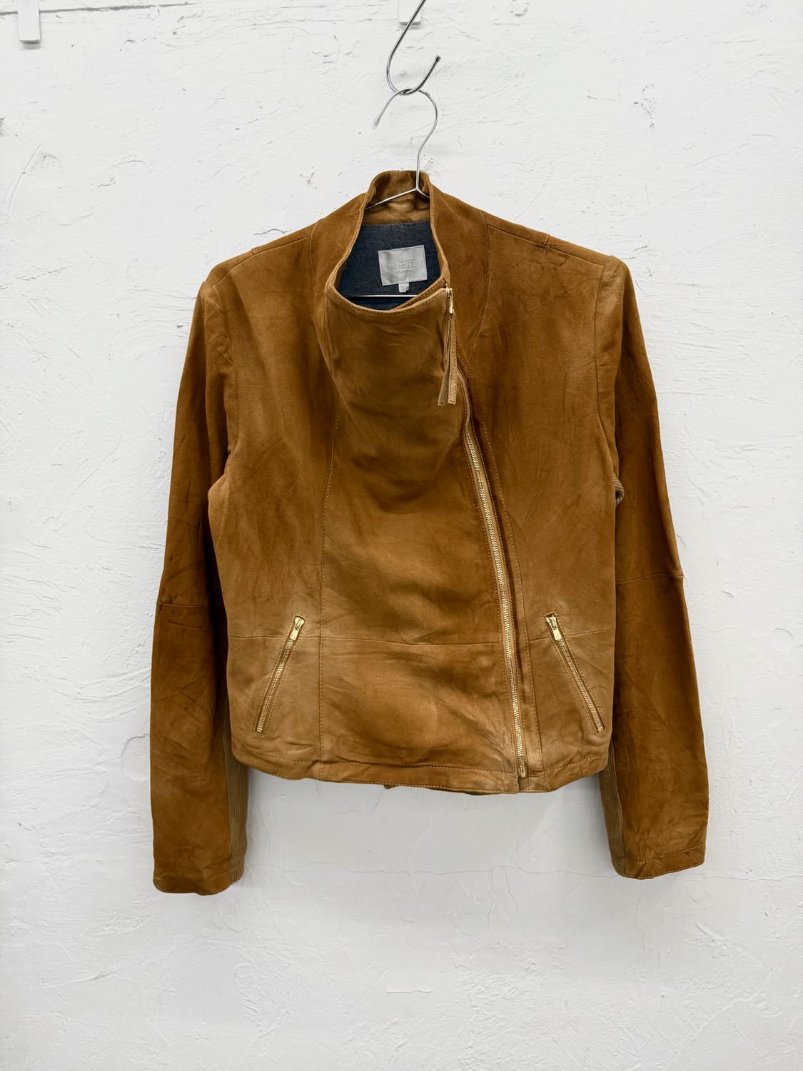 area free 니트 패널 집업 자켓 상품이미지1