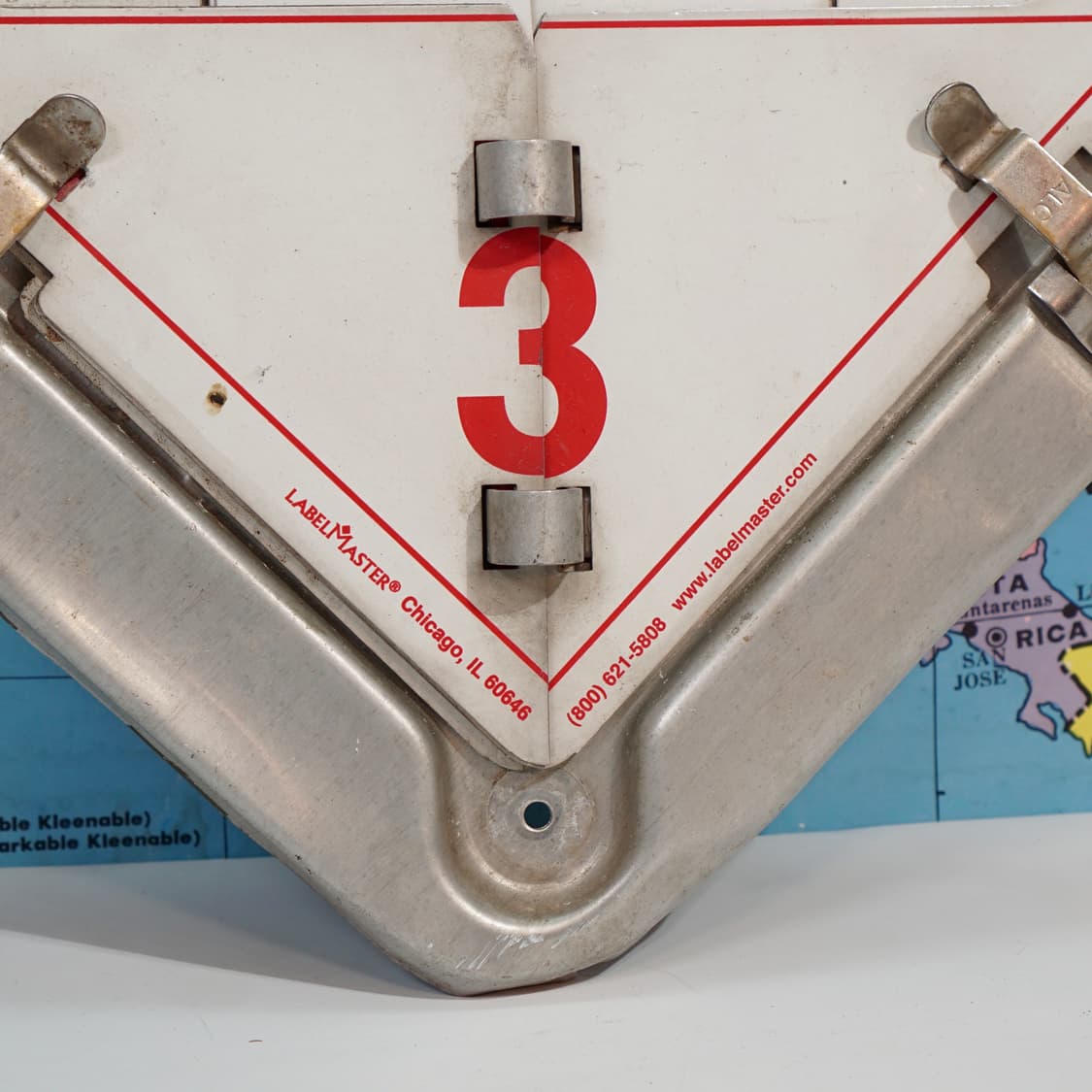 빈티지 소품 Labelmaster 알루미늄 플 프레임 플래카드 상품이미지4