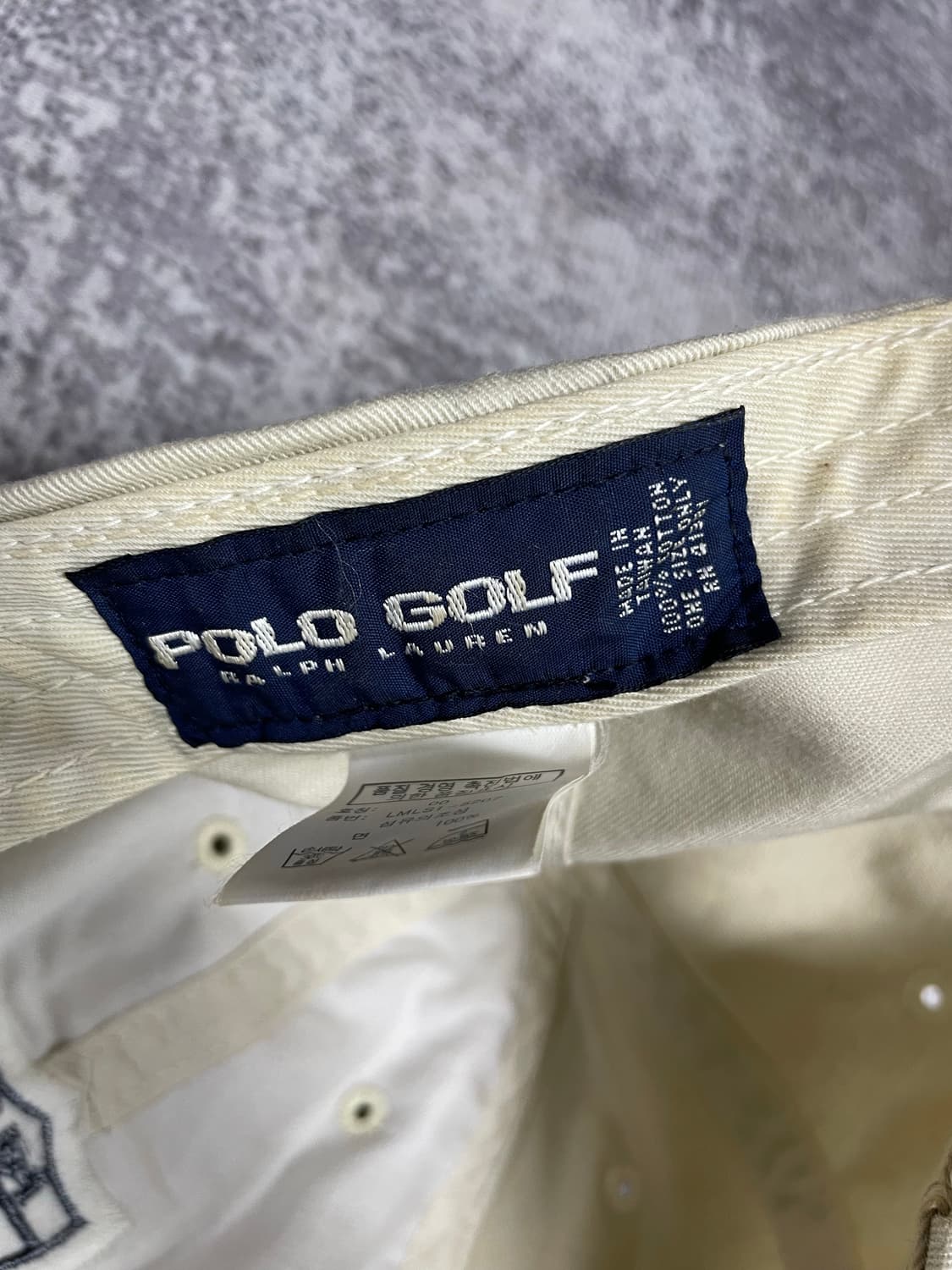 90s Polo GOLF 방패로고 자수 캡 상품이미지8