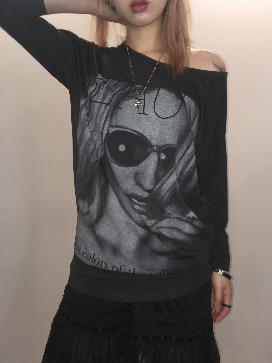 jpn vintage guaru printing t shirt 상품이미지3