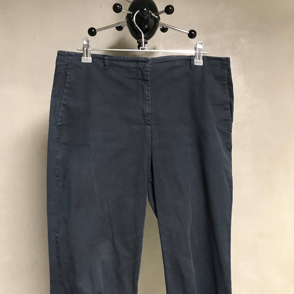 질샌더 네이비 코튼 팬츠 38(W) 상품이미지2