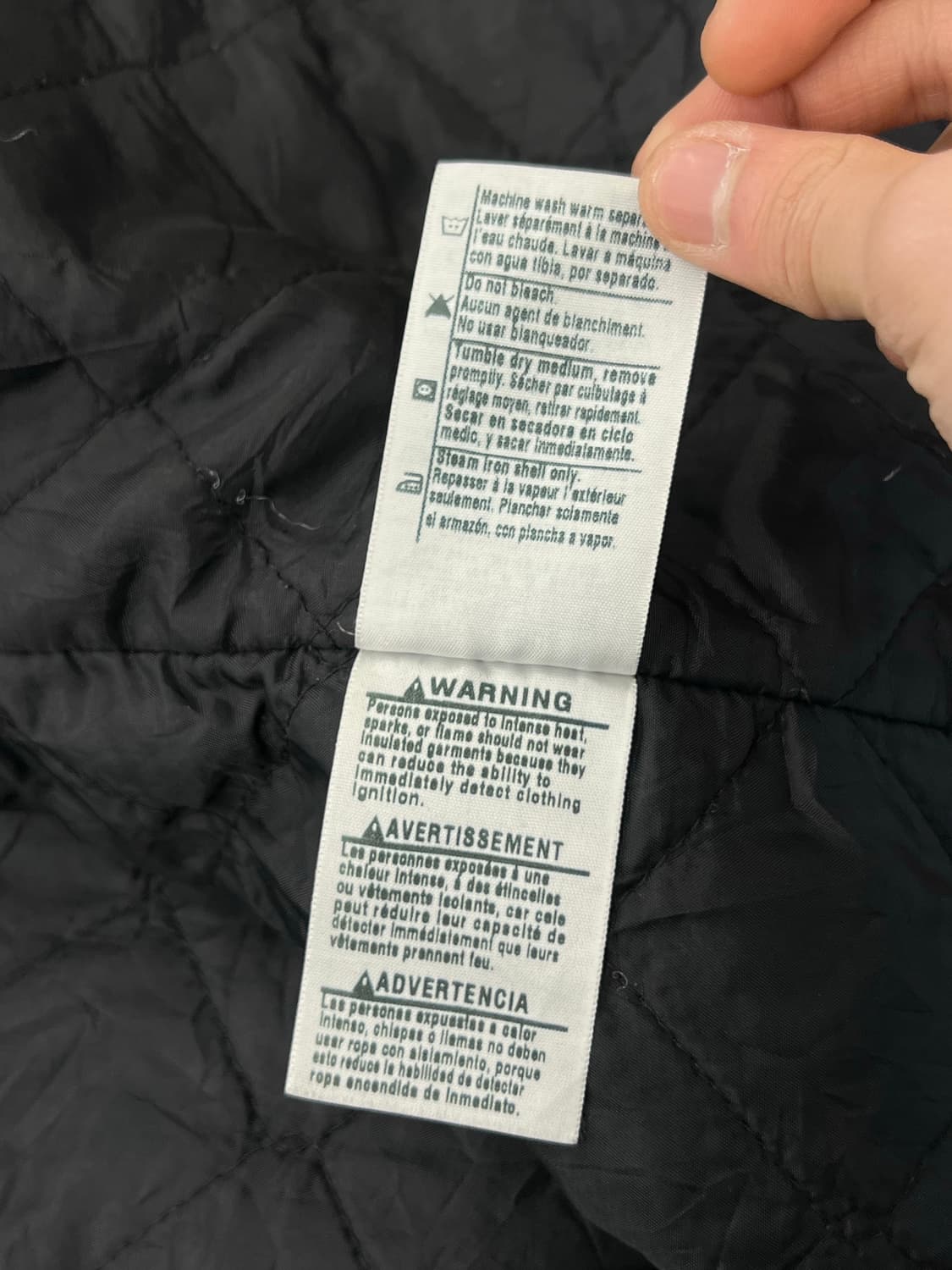 칼하트 다크 브라운 덕 캔버스 퀼팅 워크 후디 자켓 상품이미지9