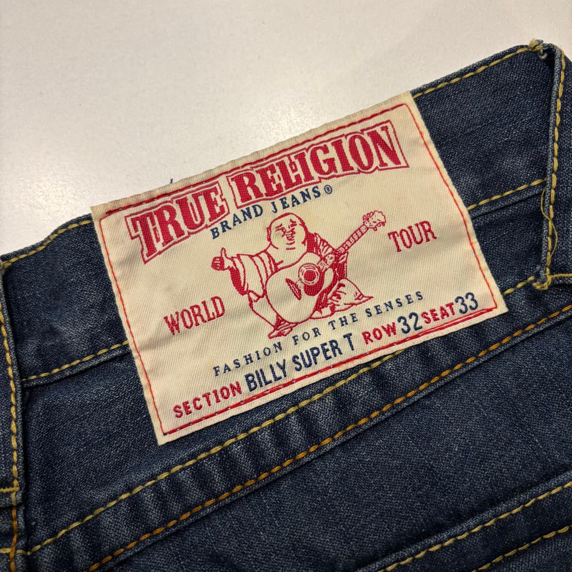 [32x33] 트루릴리젼 빌리 슈퍼티 청바지 데님 팬츠 D896 상품이미지5