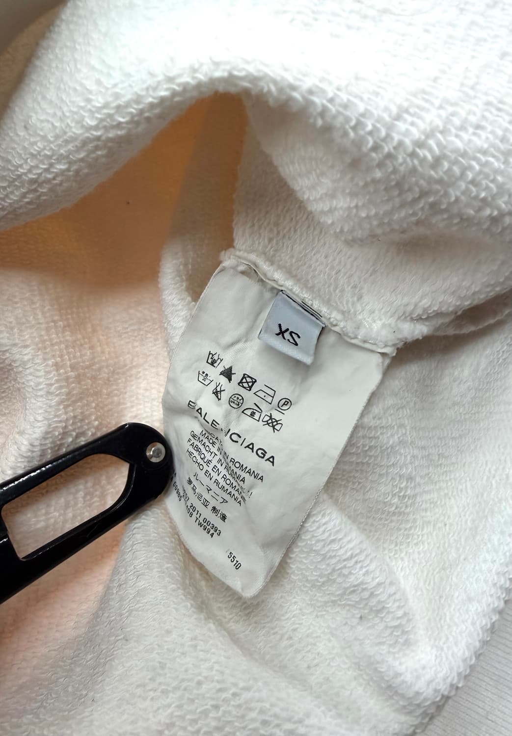 XS/ 발렌시아가 11AW 맨투맨 상품이미지8