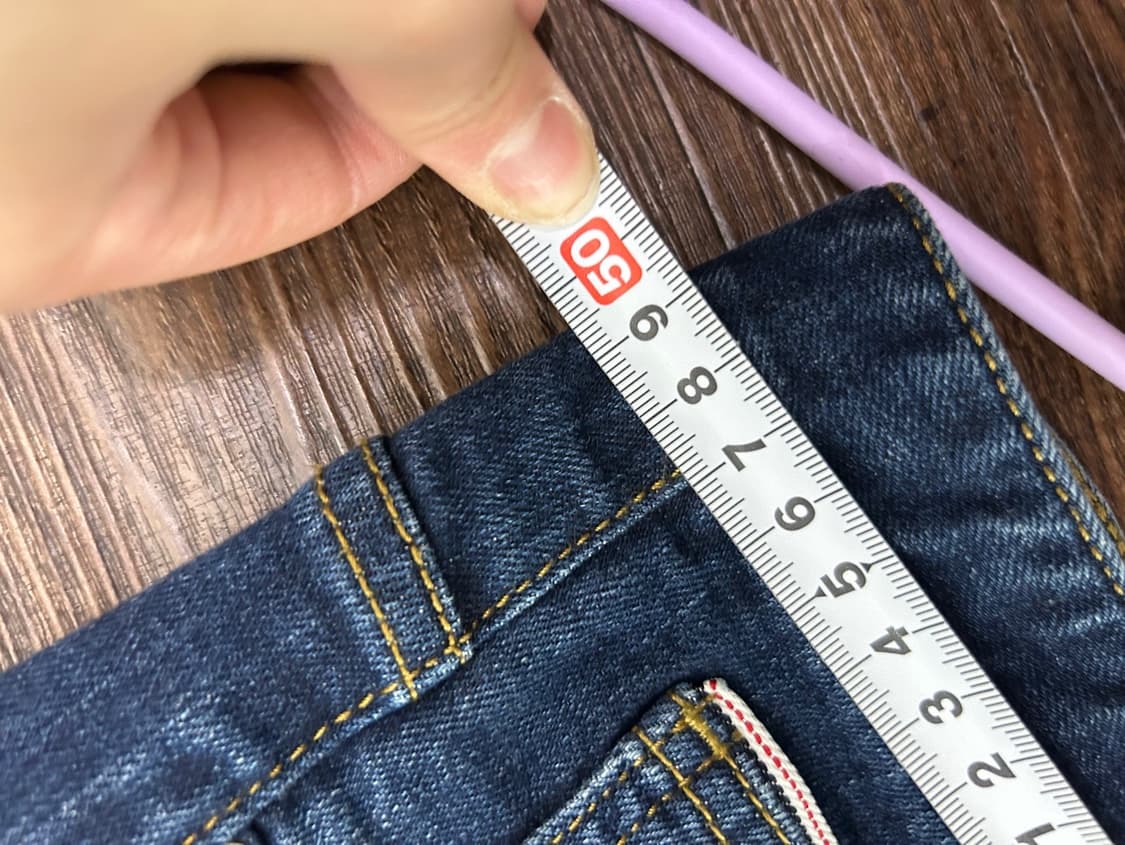 후부 남성 가죽패치 데님팬츠 38사이즈  상품이미지6