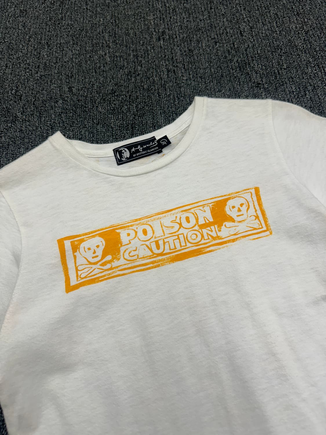 L) 히스테릭 글래머 POISON CAUTION 반팔티셔츠 상품이미지3