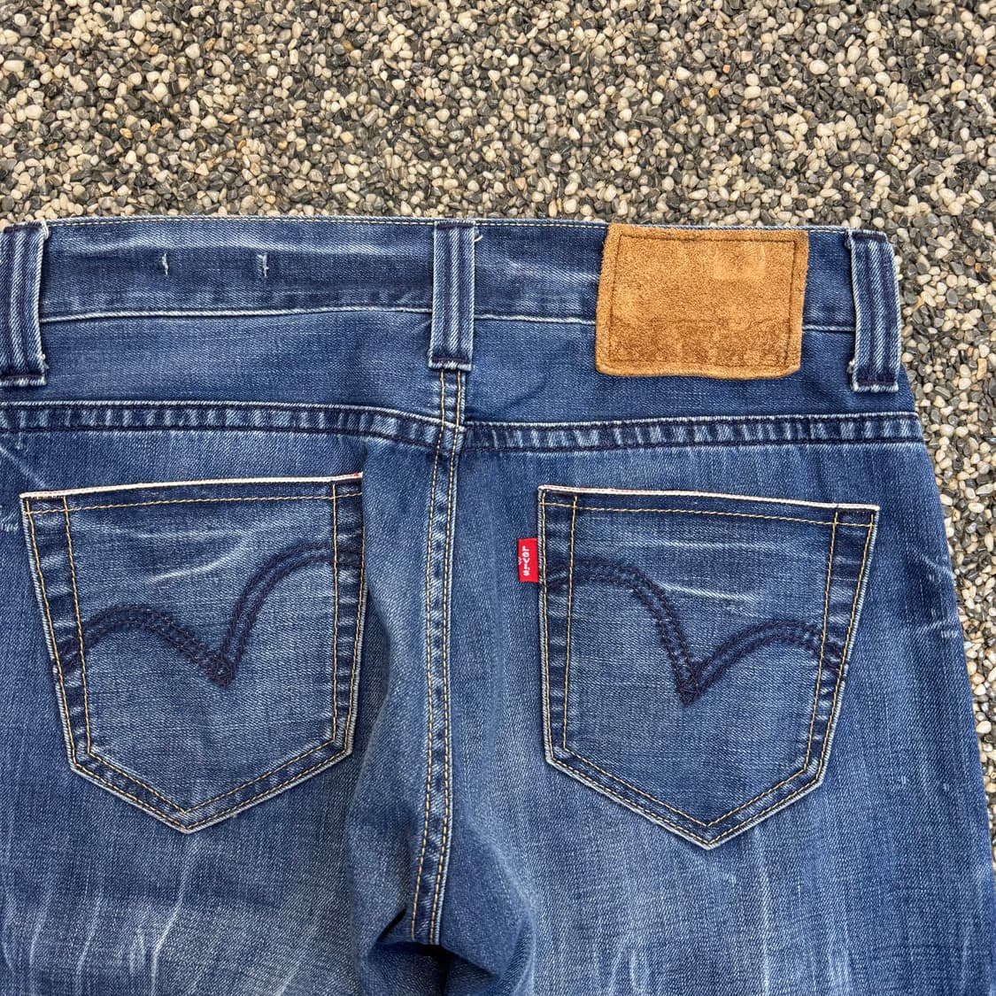 리바이스 523 프리미엄 워싱 데님 (30)   상품이미지4