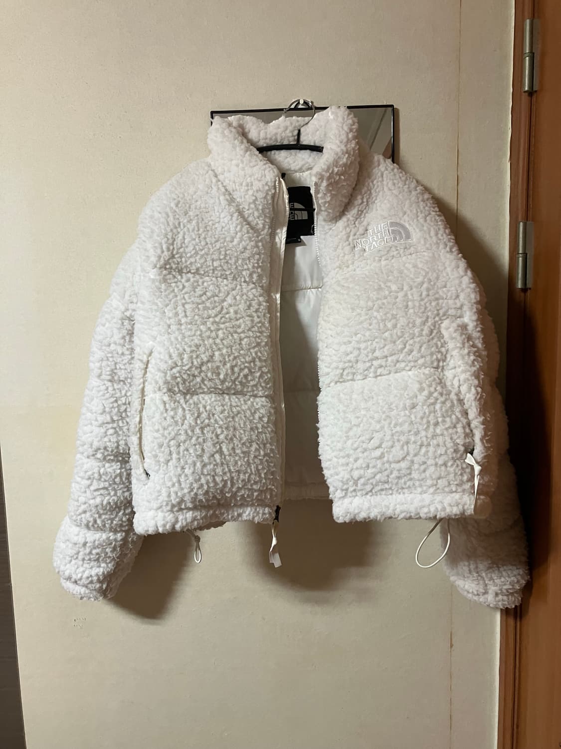 여자 노스페이스 뽀글이 아우터 화이트 xl 상품이미지1