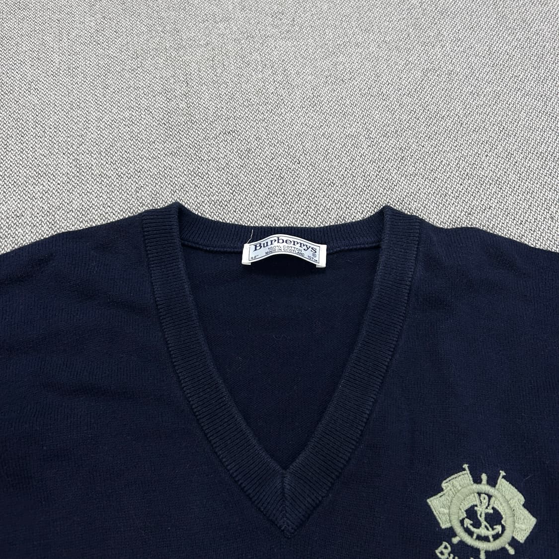 버버리 90s 브이넥 울 니트(42) 상품이미지8