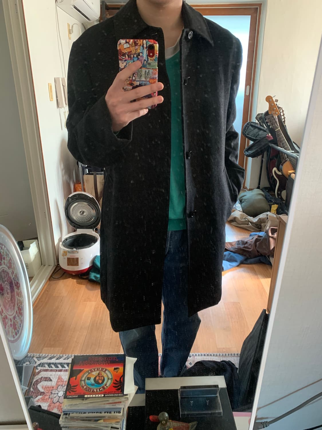 Dezert 데저트 울 케시미어  혼방 싱글 코트 상품이미지1