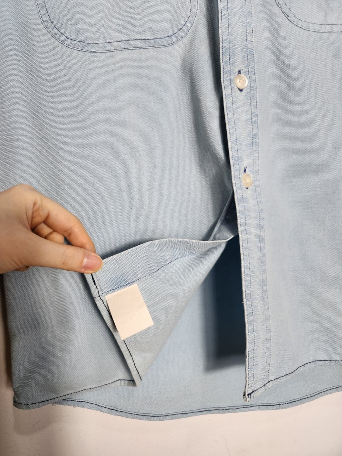 빈티지 데님 워크셔츠 상품이미지5