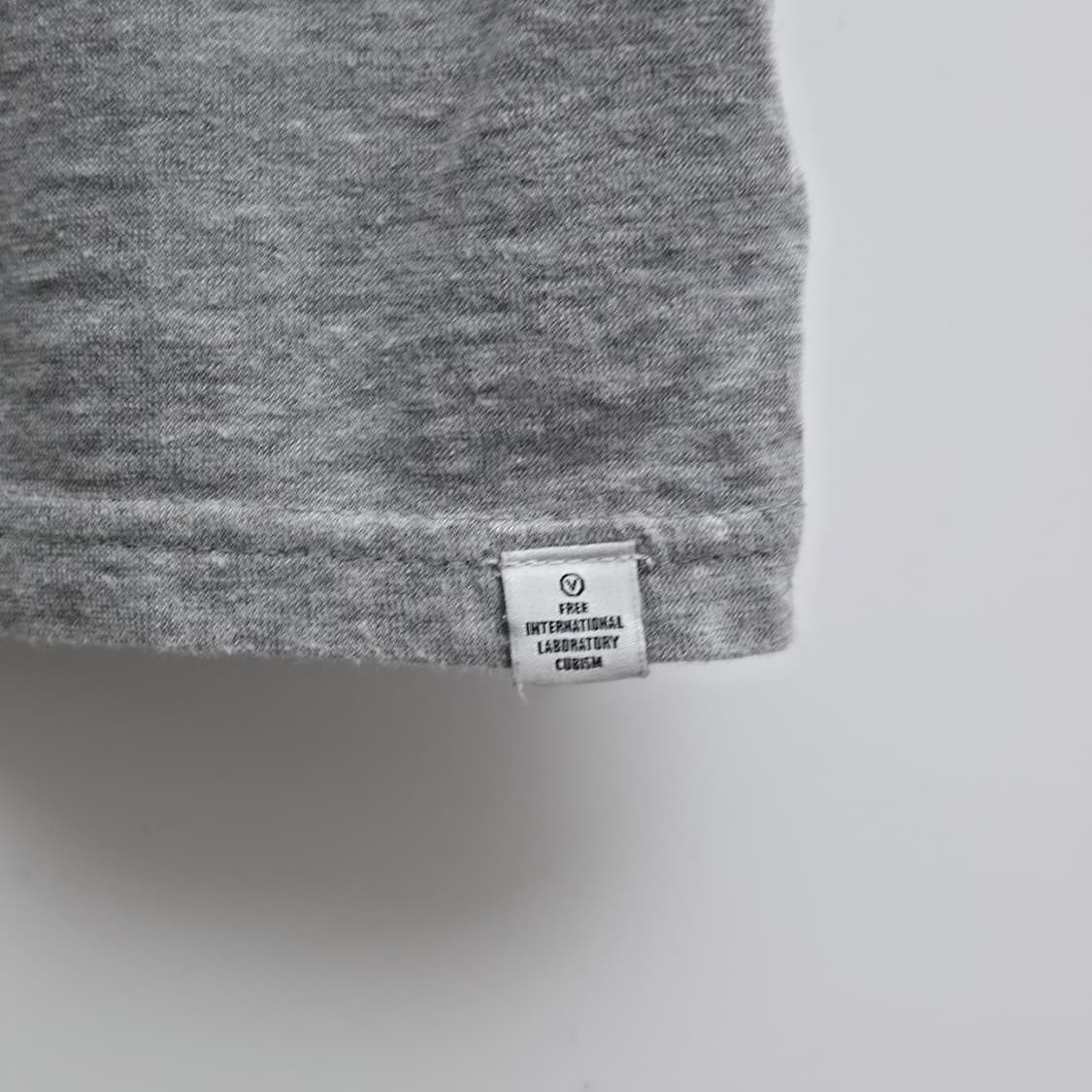 [4,L] 비즈빔 그레이 포켓 반팔티 상품이미지5