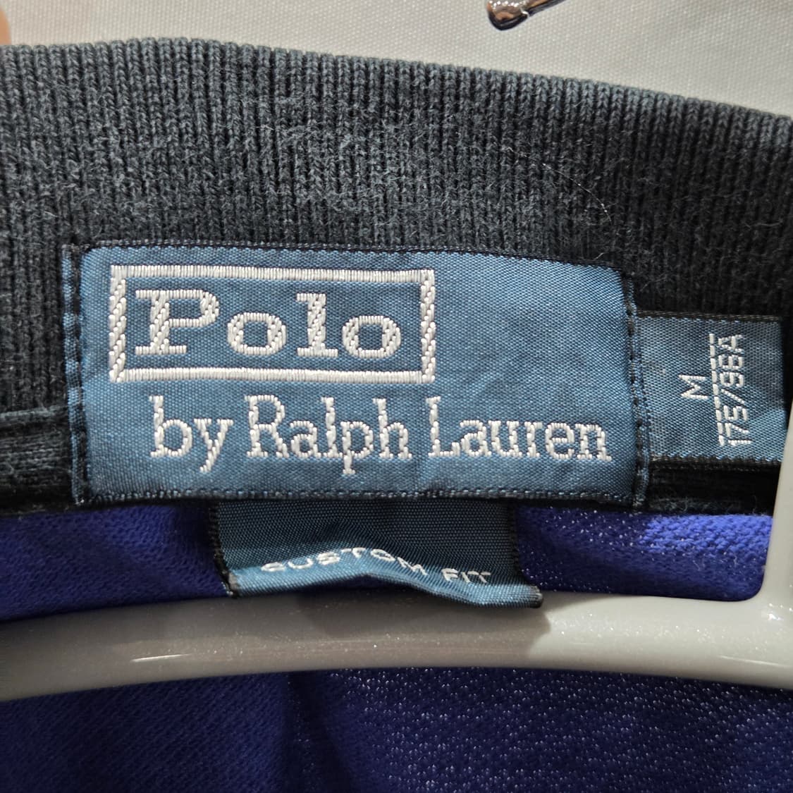 폴로랄프로렌 피케 카라 블랙와치 반팔티 M  상품이미지3