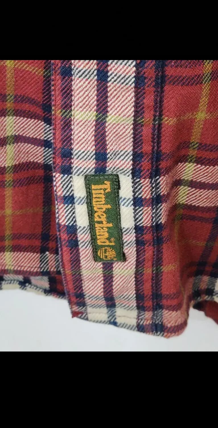 (XXL) 팀버랜드 빅사이즈 셔츠 체크 남방 포켓 캐주얼  상품이미지5