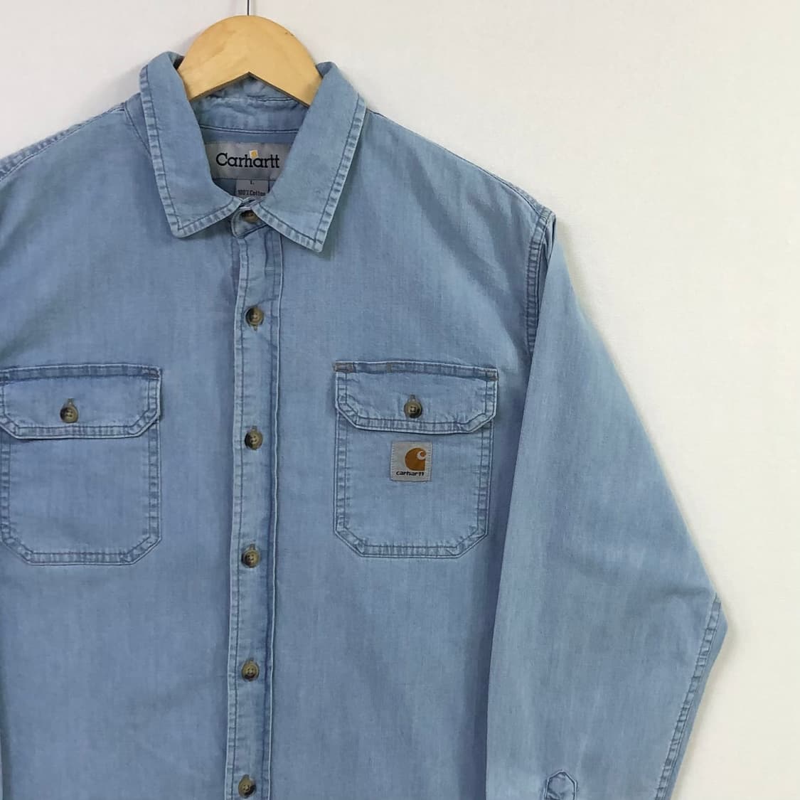 105 칼하트 데님 셔츠 상품이미지1