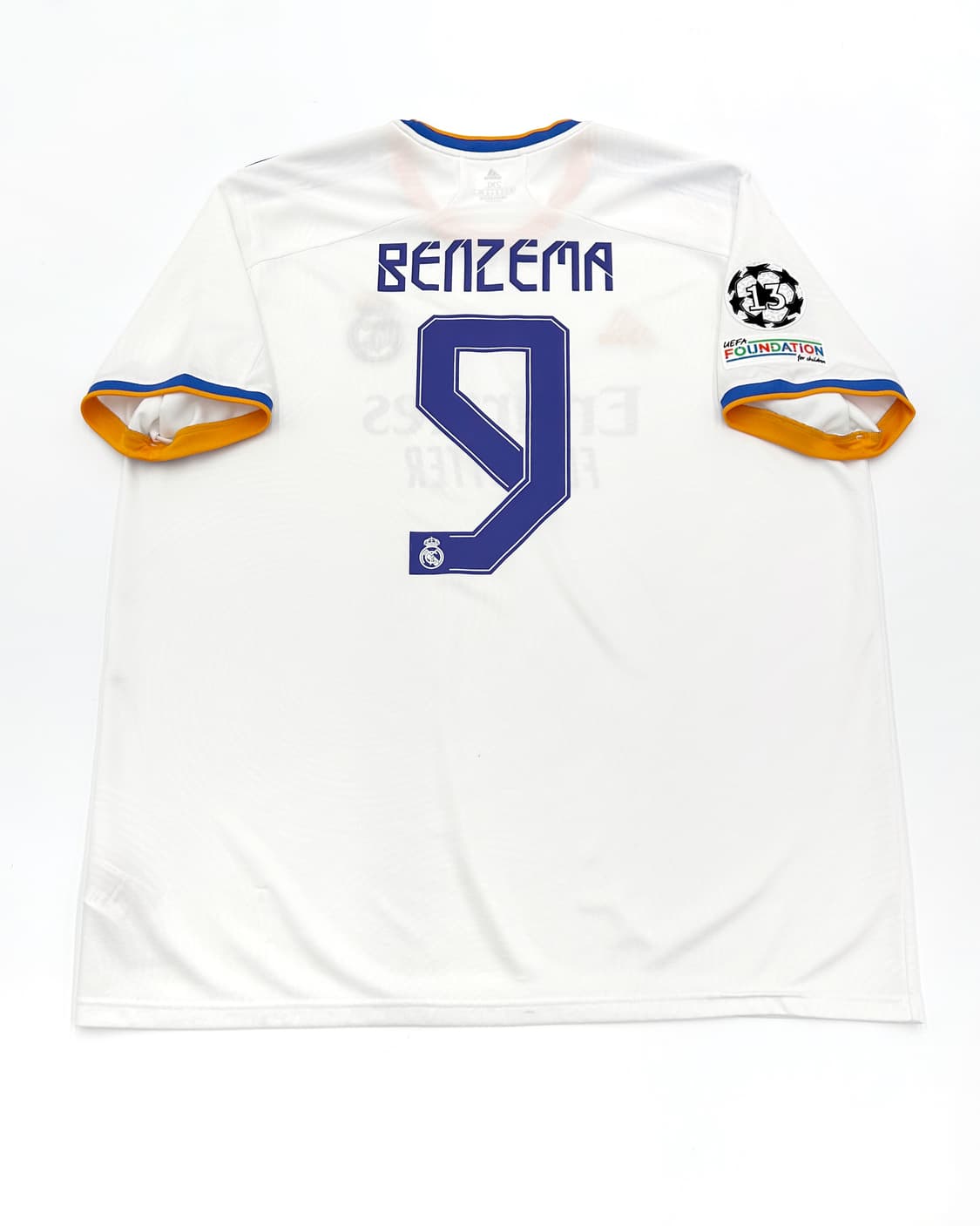 아디다스 21-22 레알 마드리드 홈 챔스 파이널킷 벤제마 상품이미지2