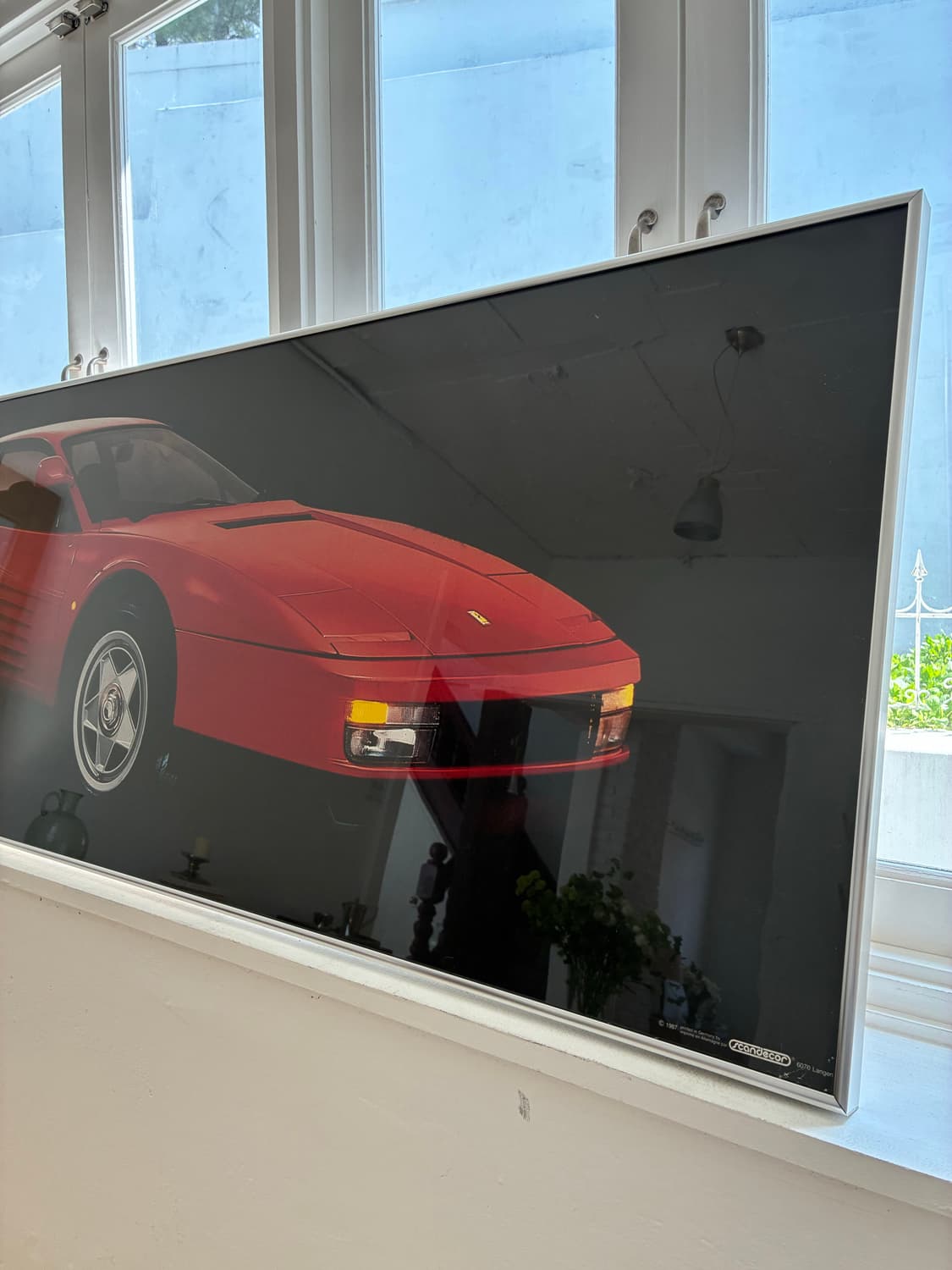 Vintage 1987 Ferrari Testarossa poster 상품이미지6