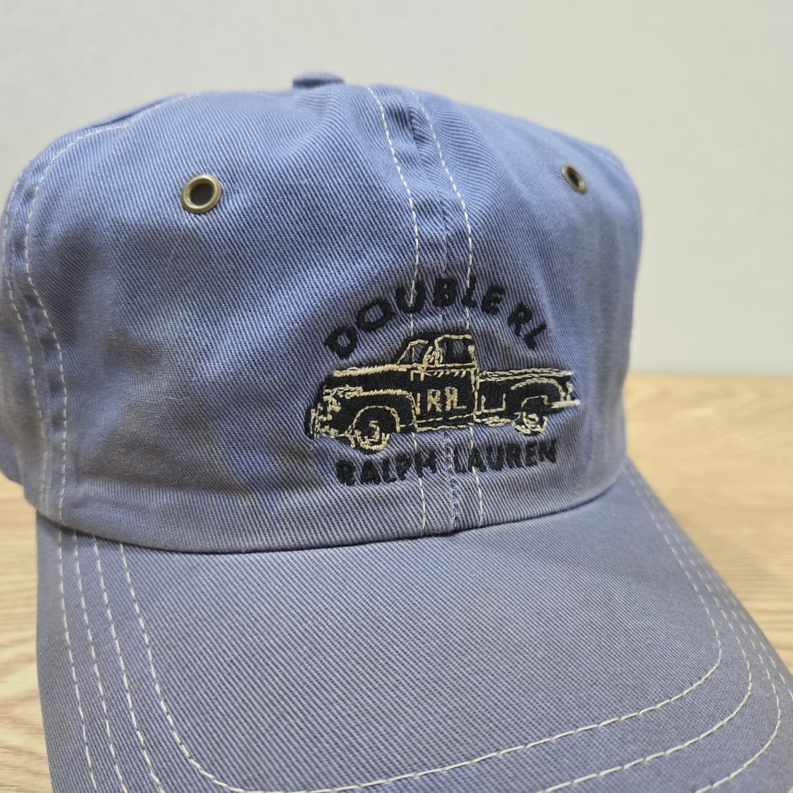 OS RRL 더블알엘 트러커 빈티지 볼캡 블루 상품이미지5