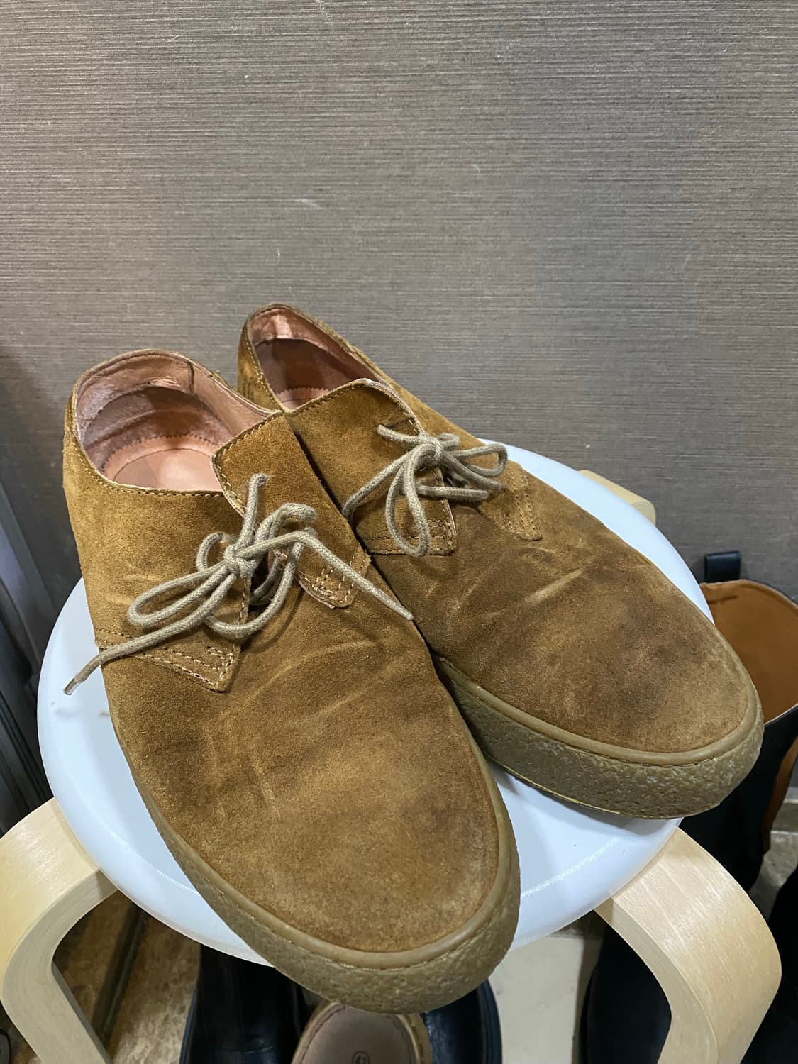 H&M 스웨이드 로퍼 더비 슈즈 구두 280 상품이미지1