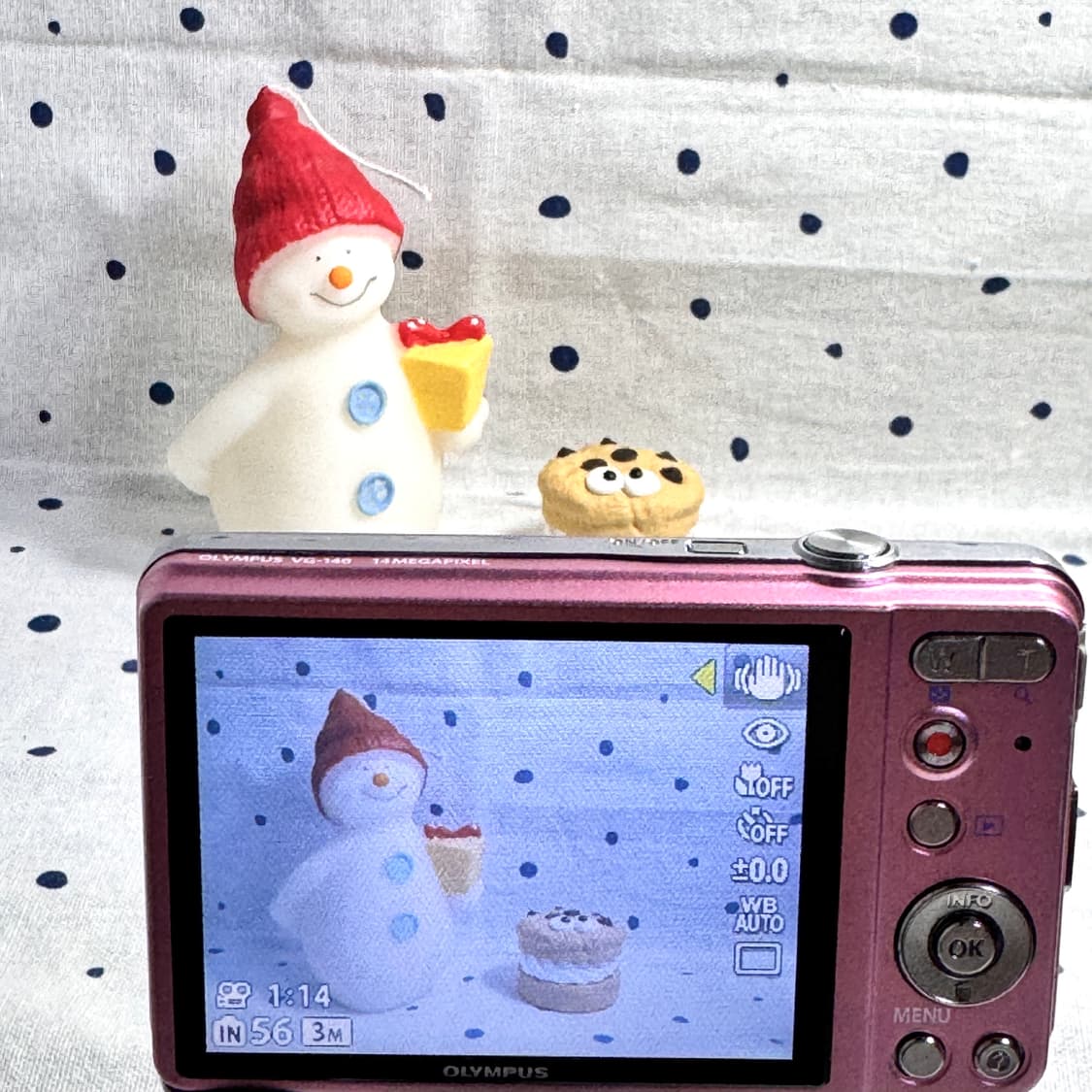 올림푸스 VG-140 핑크(작례포함) 빈티지디카 상품이미지10