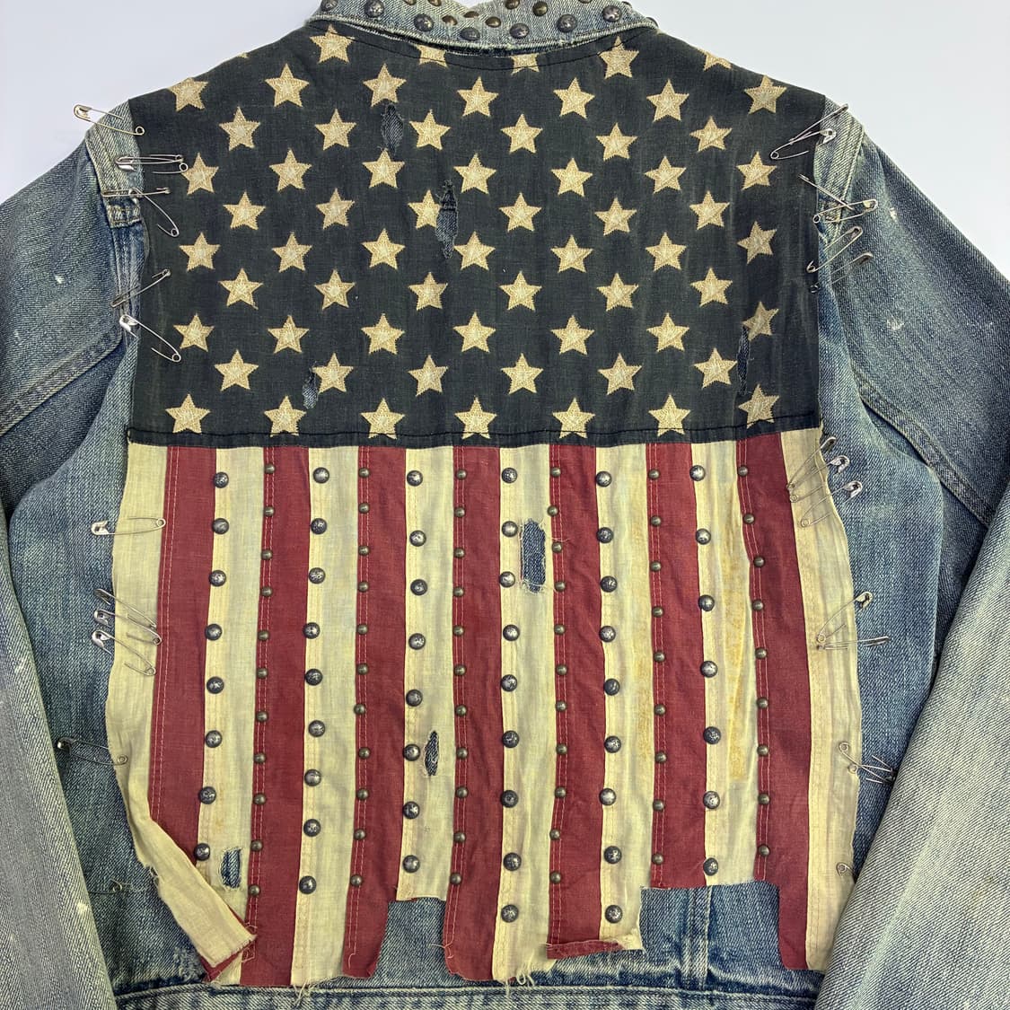 Denim&supply 폴로 데님앤 서플라이 USA 성조기 워시드 데미지 상품이미지8