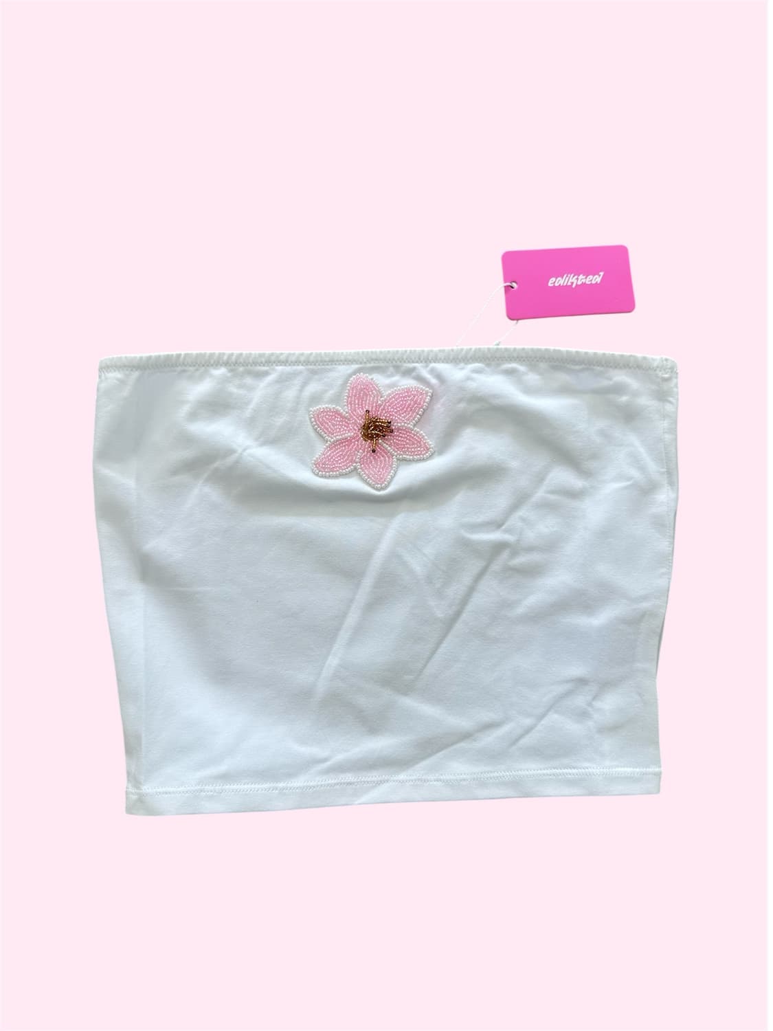 [예약판매] 🌸 Edikted 플라워 튜브탑 (새상품) 상품이미지3