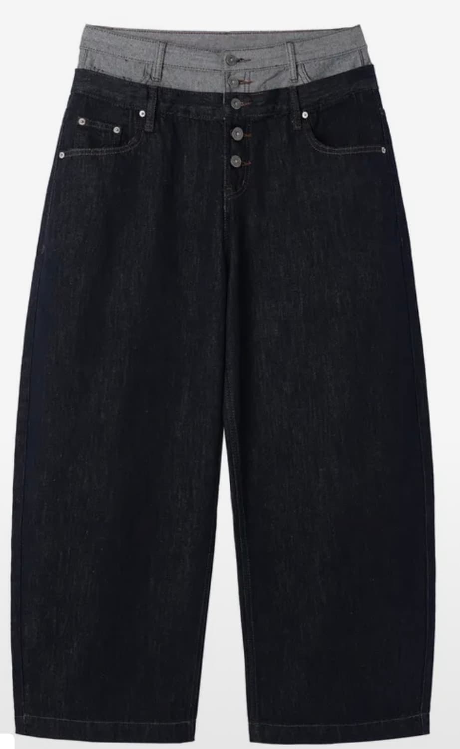 OY - LAYERED WAIST WIDE VOLUME PANTS 상품이미지1