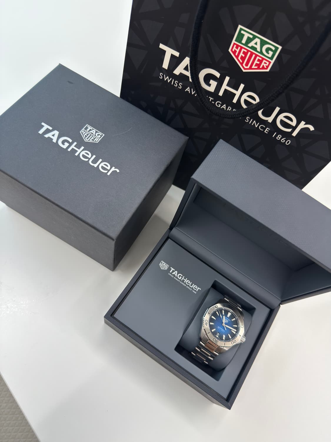 태그호이어 아쿠아레이서 200 오토매틱 청판 상품이미지3