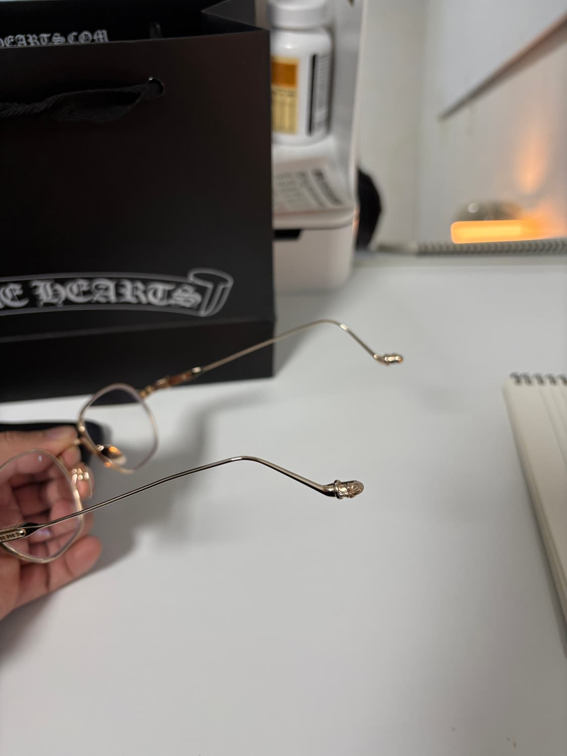 크롬하츠 안경 바질릭토리안 골드 새상품 급 제품 판매 상품이미지6