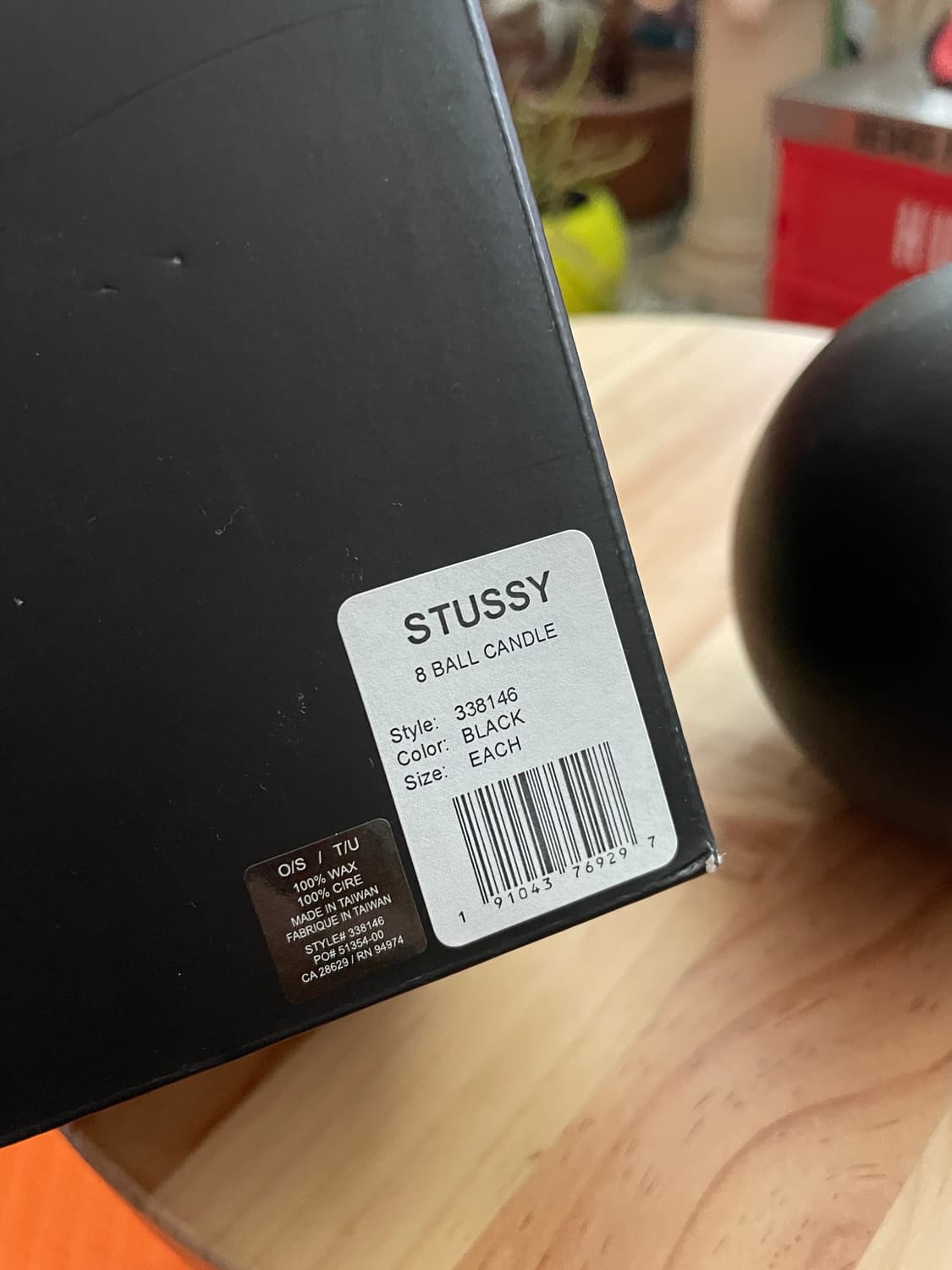 정품 스투시 8볼 캔들 상품이미지5