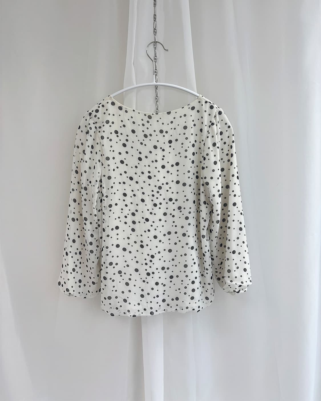 roro polka dot frill blouse 상품이미지4