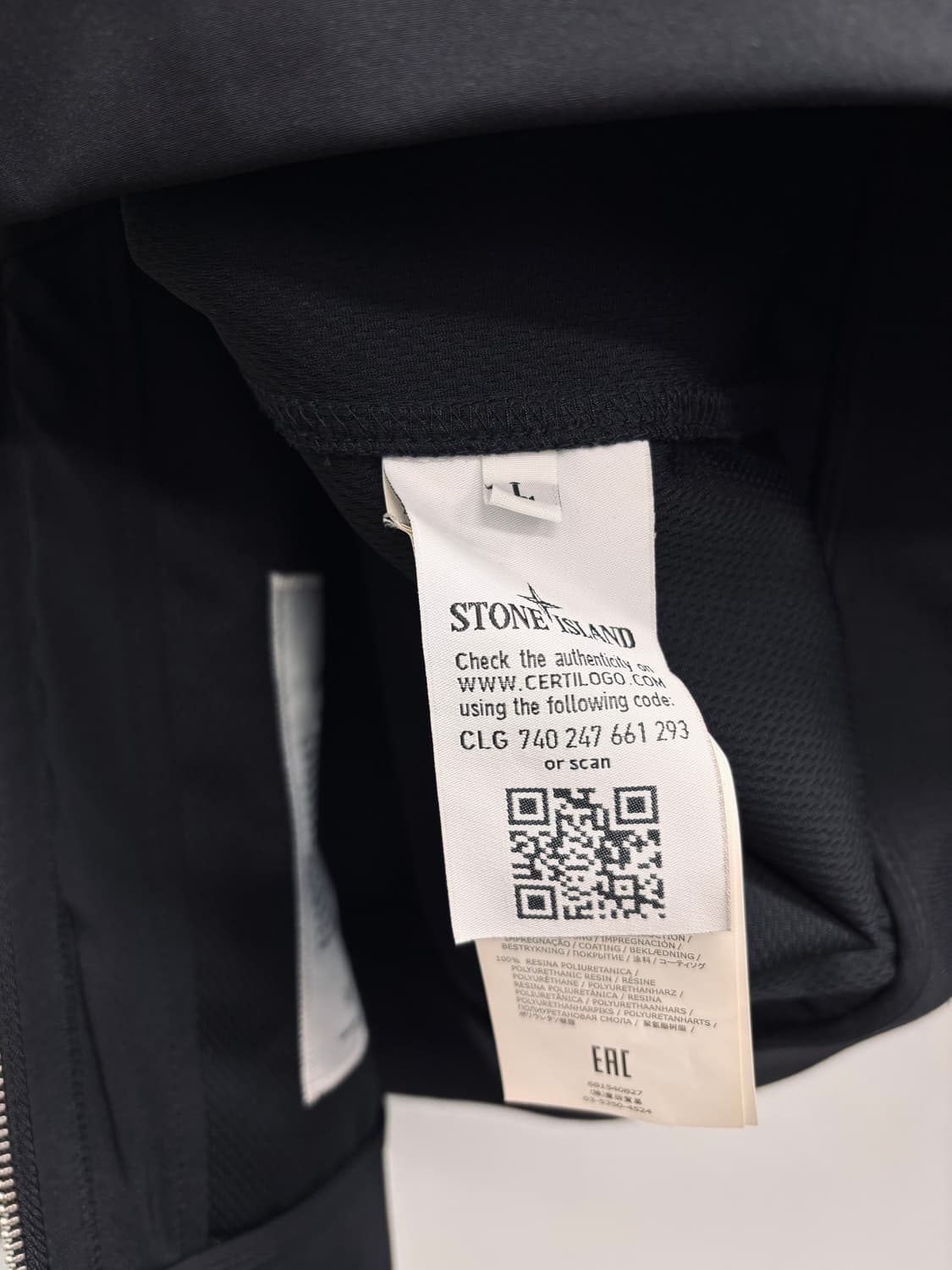 스톤아일랜드 Stone Island 라이트 소프트쉘-R 후드 자켓  상품이미지8