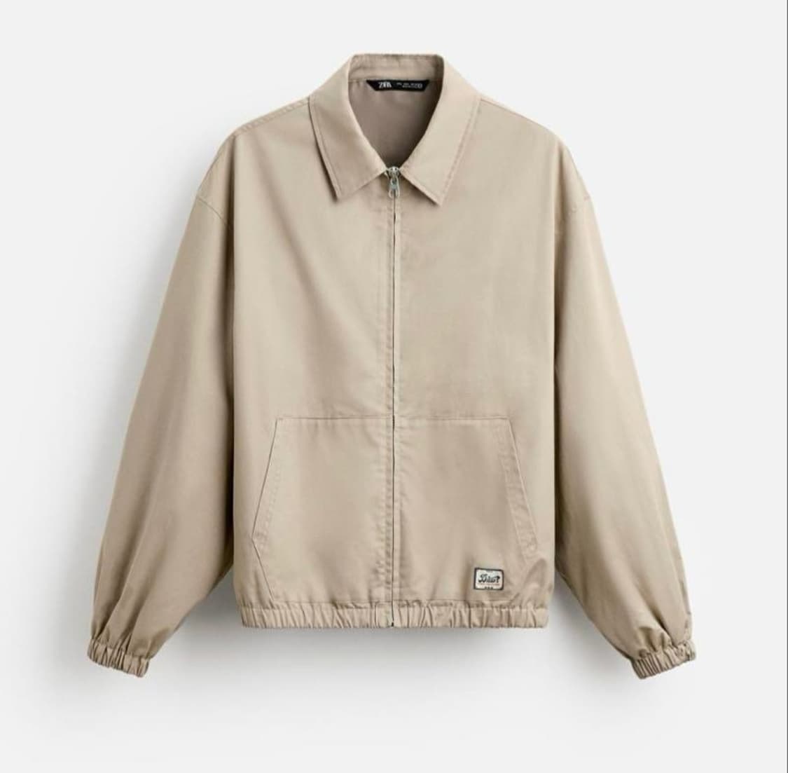 자라 베이지 집업 자켓 M 상품이미지3