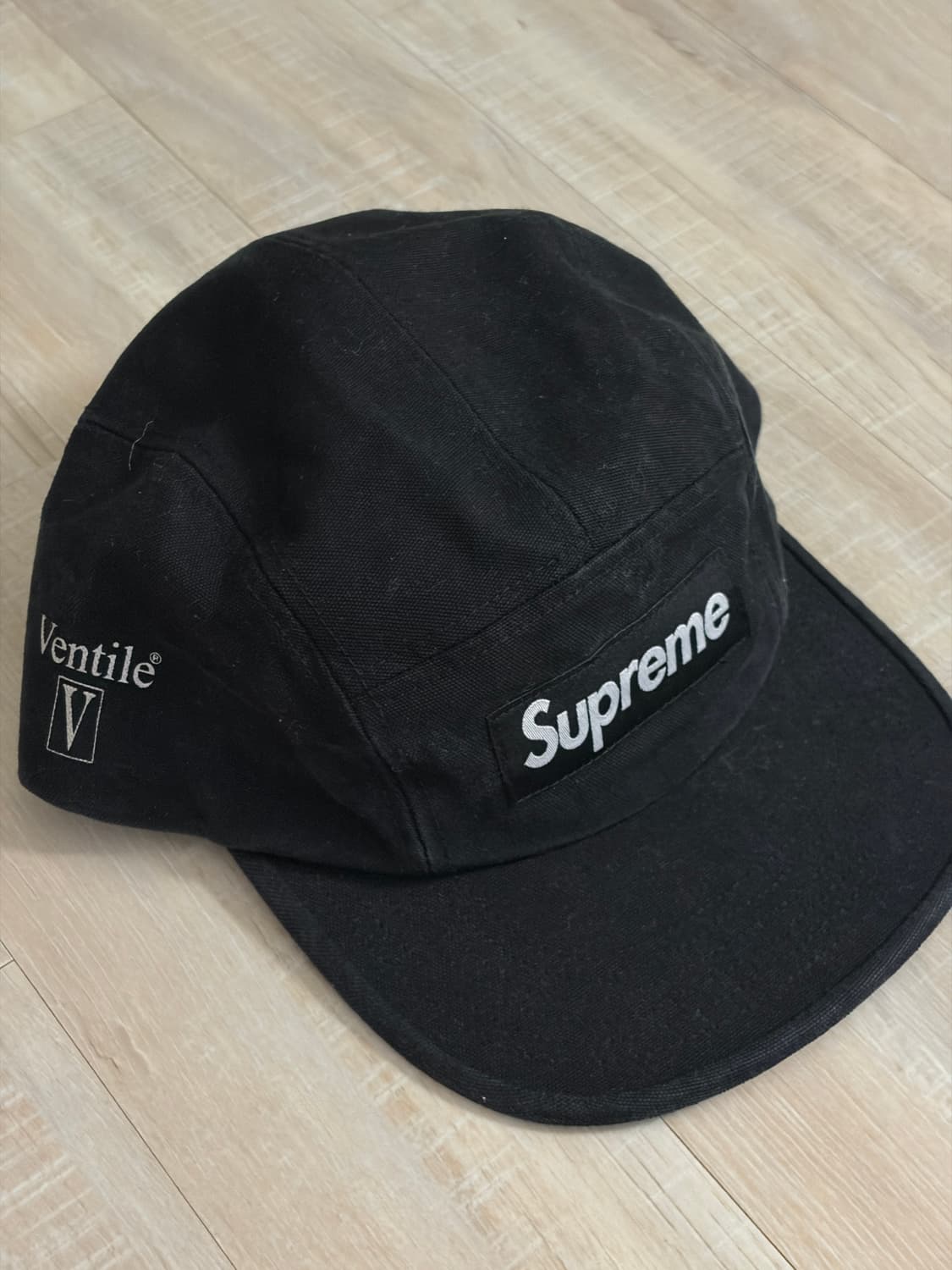 슈프림 벤틸 캠프캡 블랙 - 25SS 상품이미지1