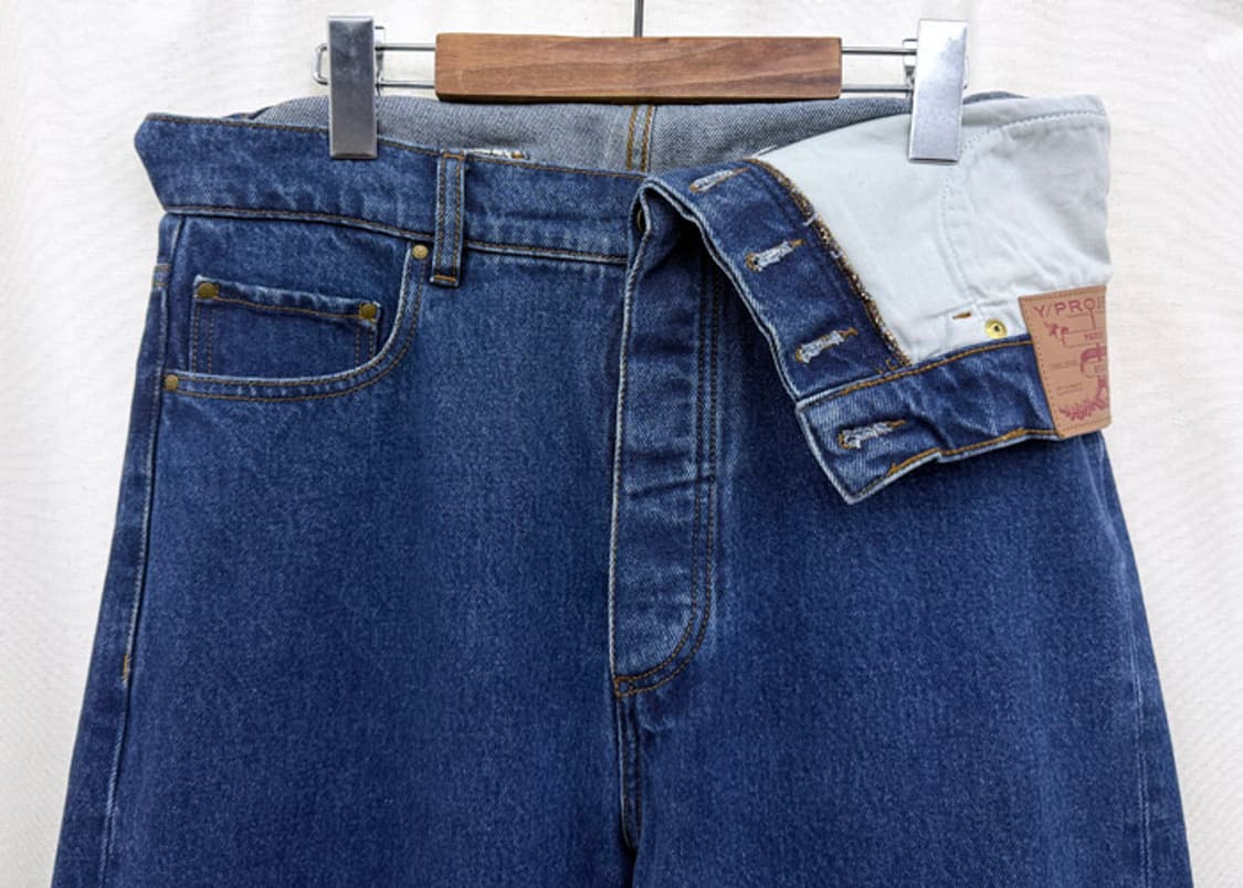 와이프로젝트 비대칭 데님 팬츠 상품이미지4