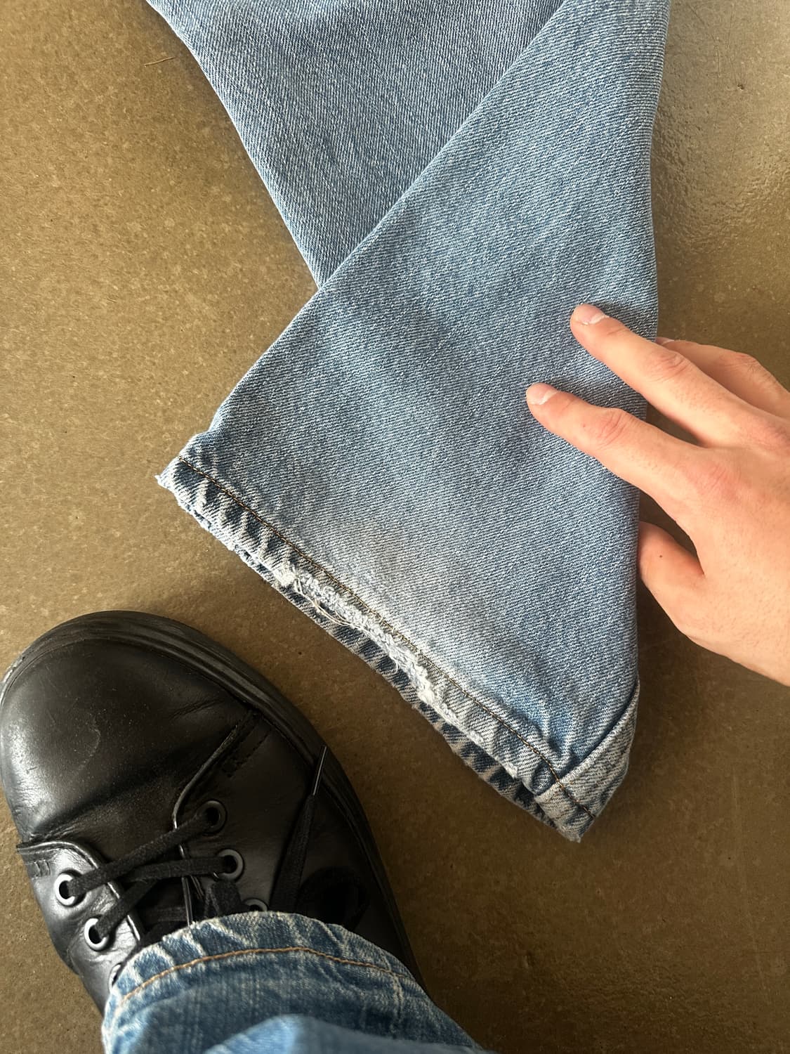 levis 리바이스 505 데님 팬츠 레귤러핏 w36 상품이미지5