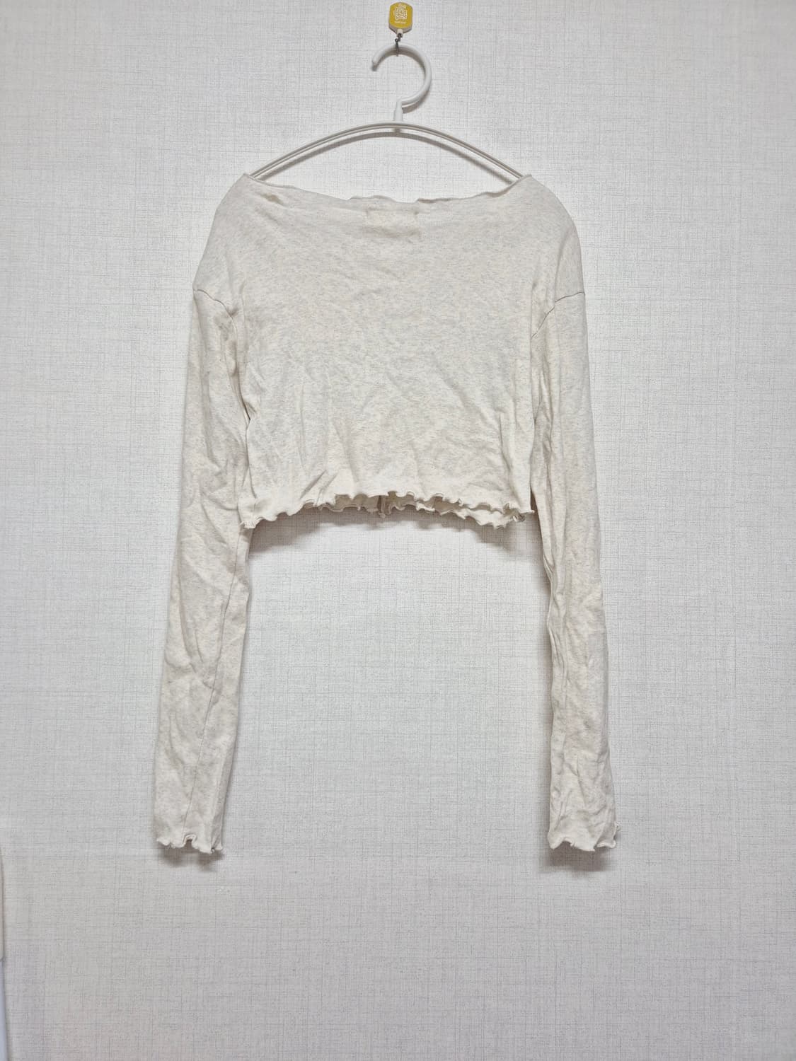 아이보리 크롭 가디건 상품이미지2