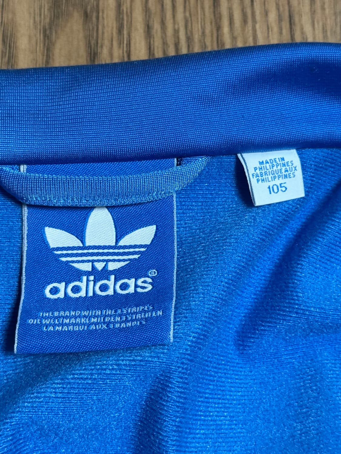 아디다스 파이어버드 트랙탑 105 블루+골드 상품이미지3