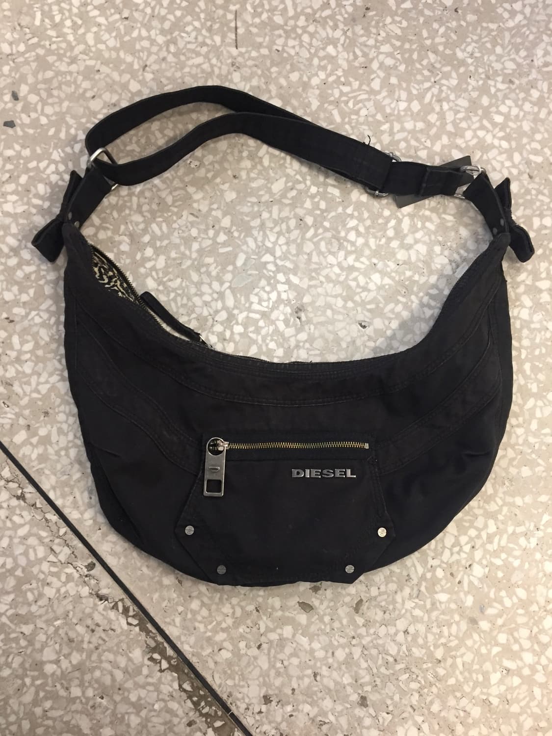 Diesel archive shoulder bag - black 상품이미지2