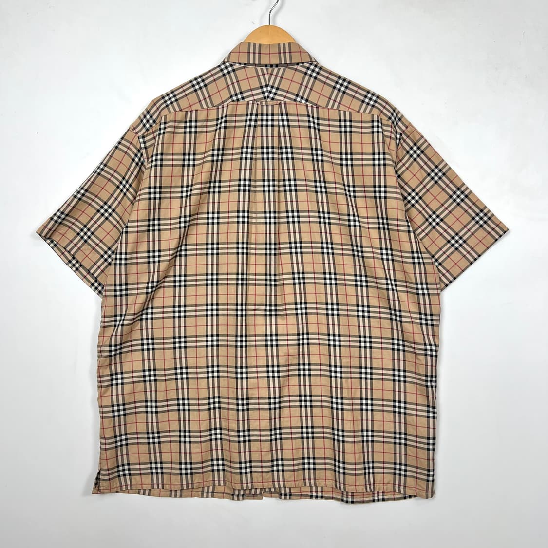 Burberry 버버리 노바체크 베이지 반팔 셔츠 상품이미지3