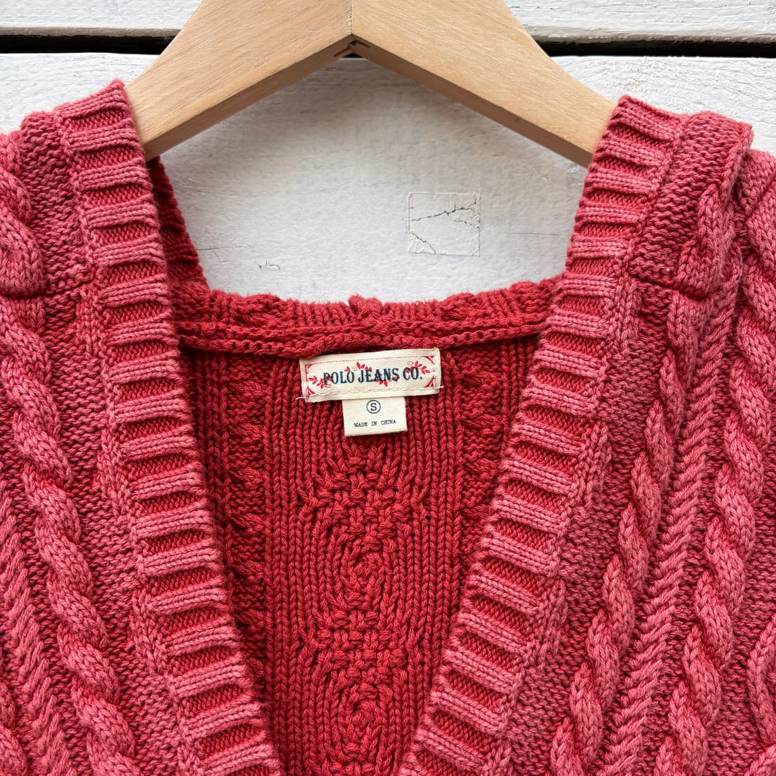 Polo 폴로 케이블 꽈배기 반팔 니트 상품이미지3