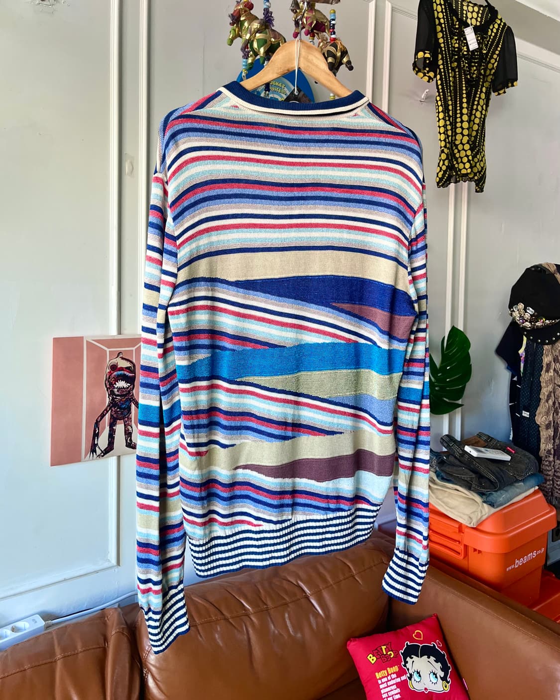 1990s MISSONI Italy Multi Color PK Knit 상품이미지8
