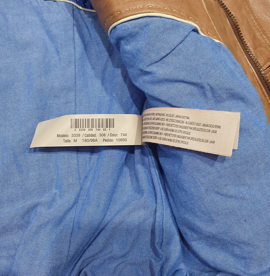 마시모 두띠 A-2 플라이트 자켓 양가죽 m (100) 상품이미지8