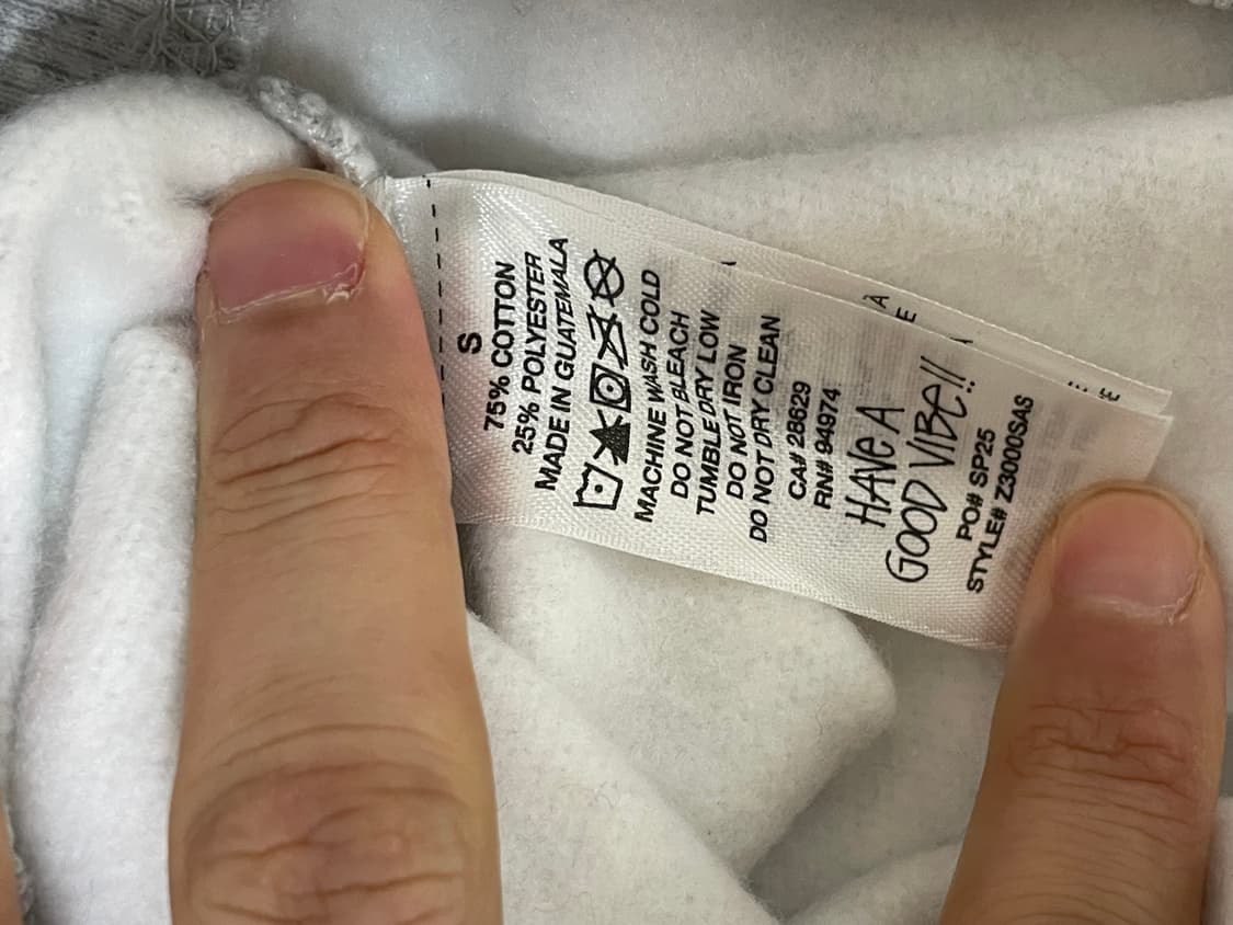 스투시 호놀룰루 회색 S 사이즈 상품이미지5