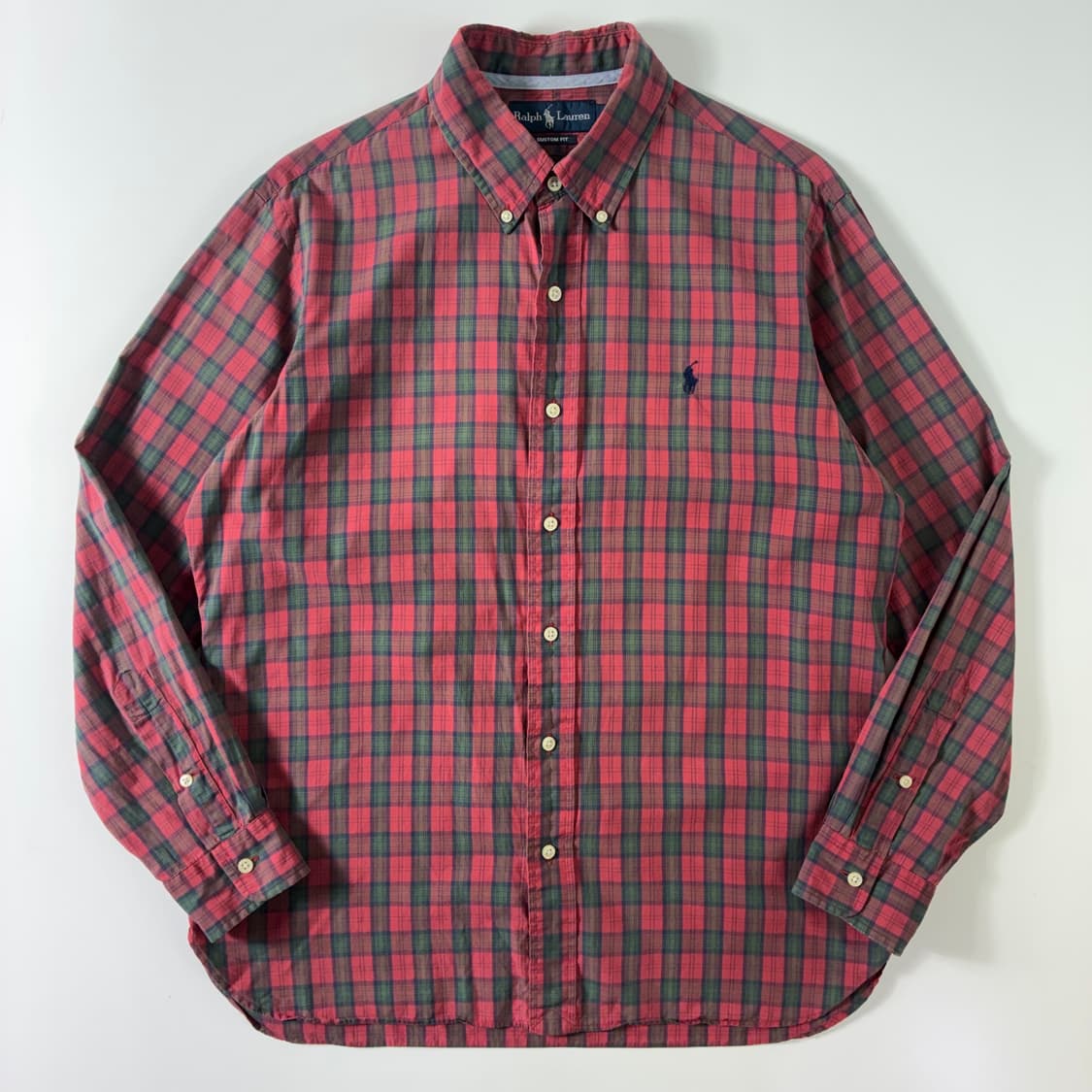 Polo 폴로 랄프로렌 레드 타탄 체크 셔츠 상품이미지1
