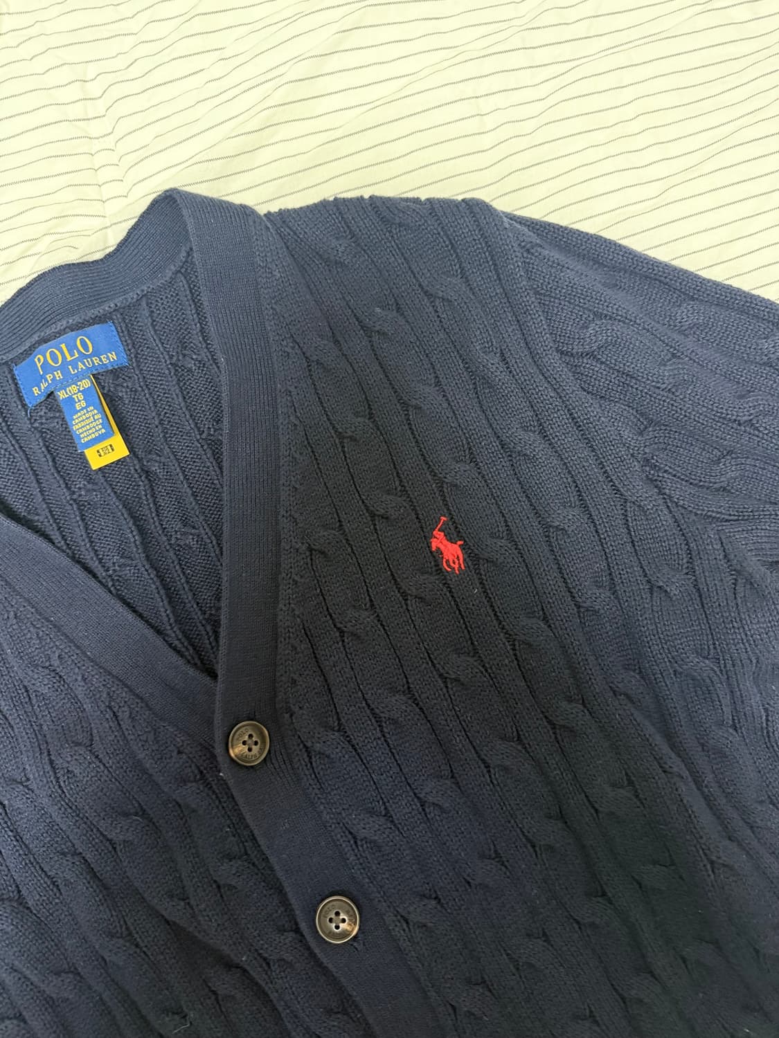 폴로랄프로렌 키즈 XL 가디건 팝니다. 상품이미지5