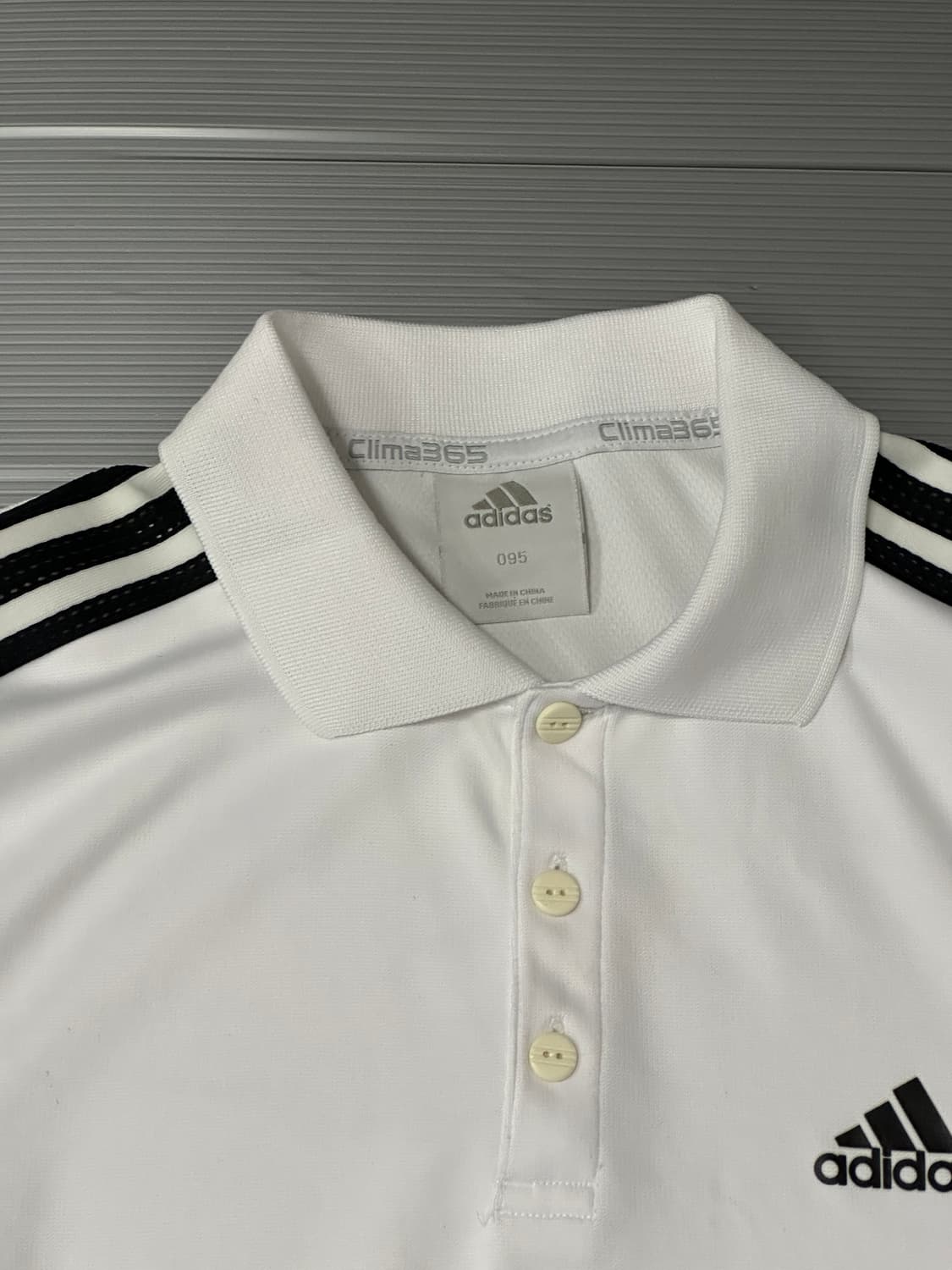 아디다스 로고 반팔 카라티 화이트 95 상품이미지5