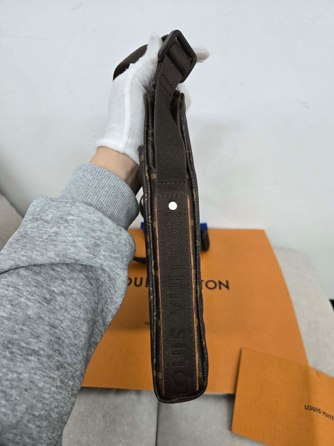 [보증서 정품] 루이비통 모노그램 메신저백 상품이미지4