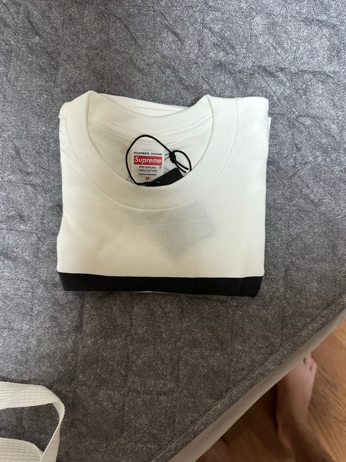 슈프림 x 넘버 나인 맨슨 티셔츠 화이트 M 새상품 상품이미지3