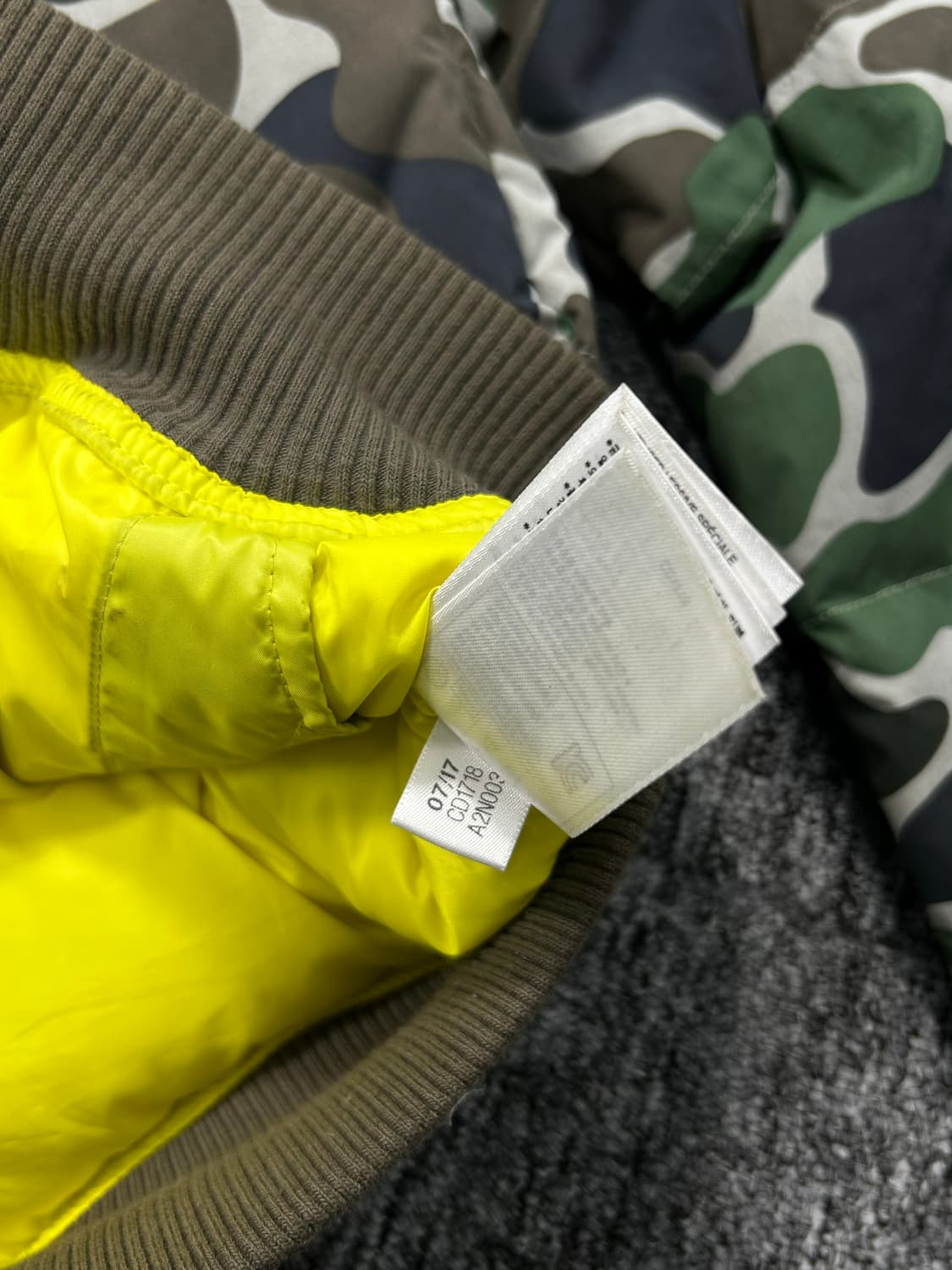 아디다스 서울 플라이트 카모 봄버 패딩 자켓 85 상품이미지7